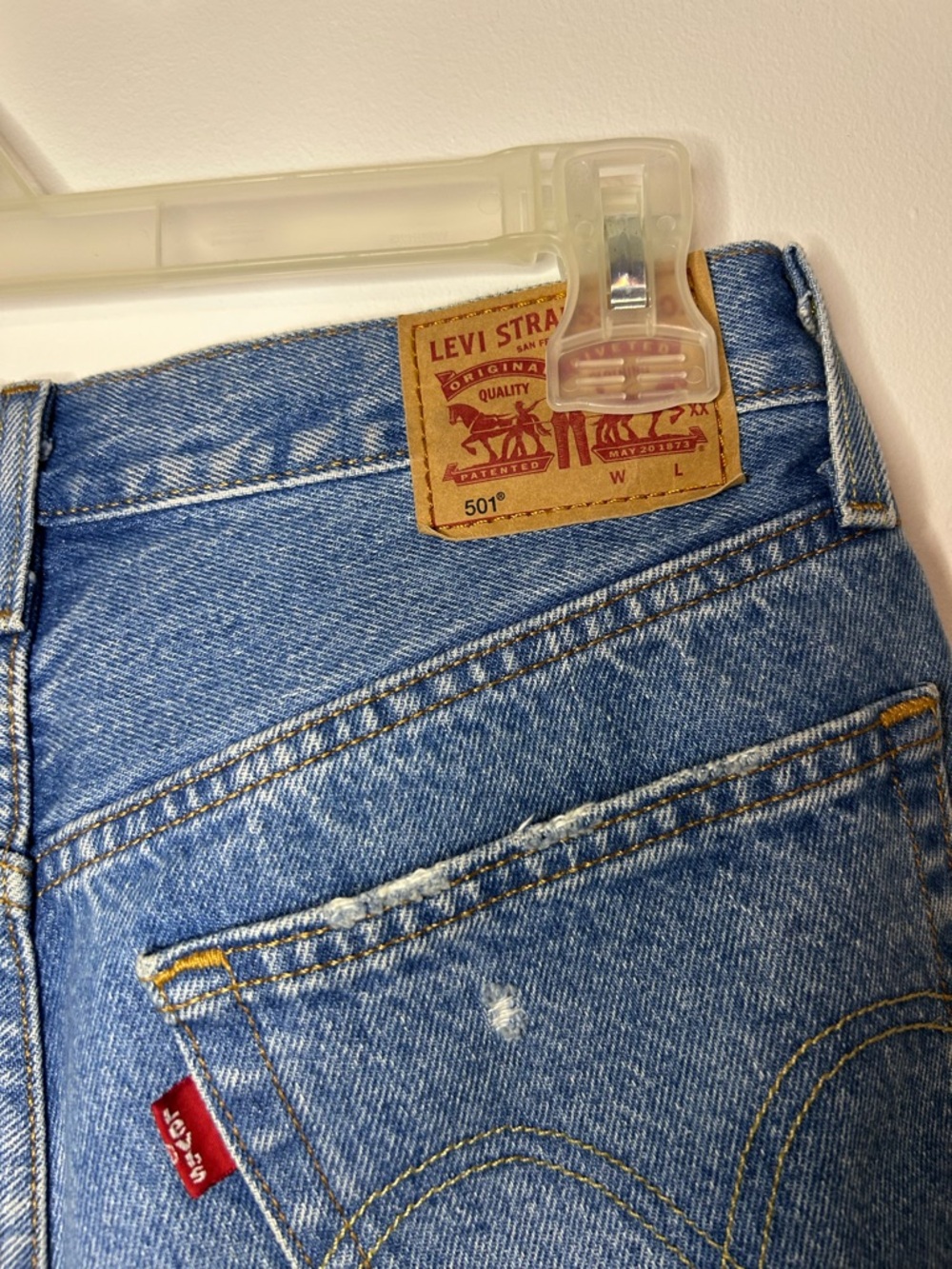 Levi's 501 Distressed Jeans